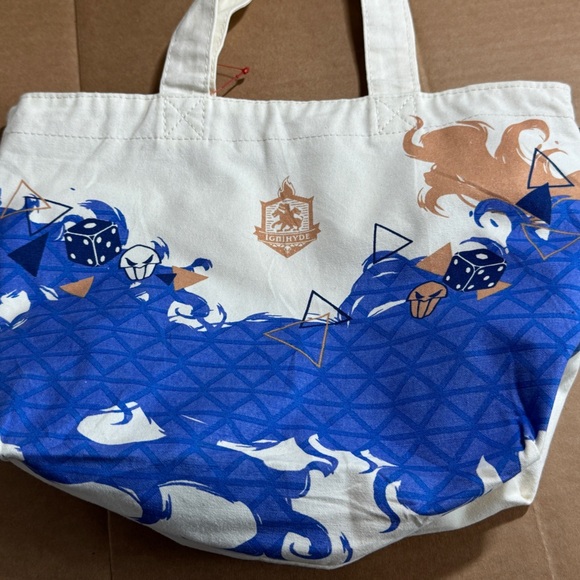 Disney Twisted Wonderland Mini Blue and White Tote Bag - Picture 2 of 9